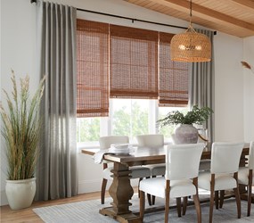 American Blinds: Advantage Cordless Woven Wood Shades